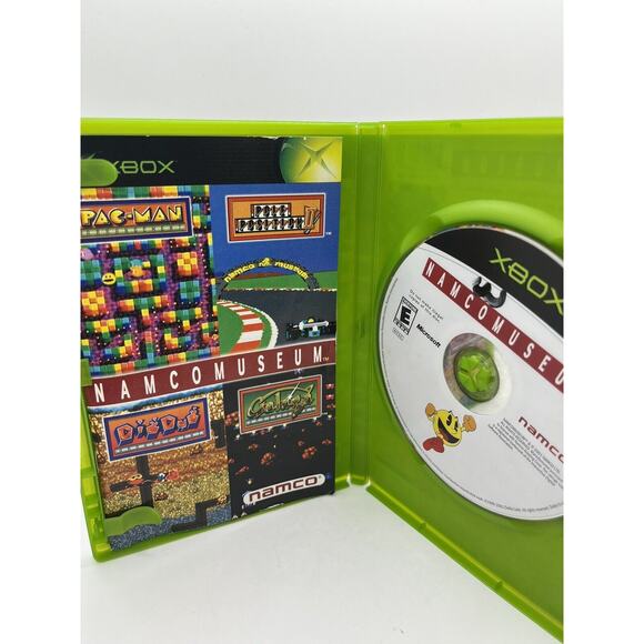 Namco Museum 2001 Original Microsoft Xbox Video Game Complete CIB Tested Working - Picture 4 of 7